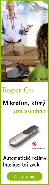 Vzdálený mikrofon Roger One pro jakoukoli značku sluchadla a kochleárního implantátu