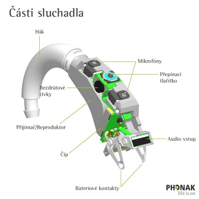Popis sluchadla